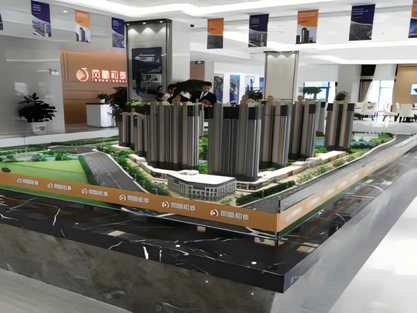 楼盘沙盘模型是房地产开发商楼盘销售的焦点