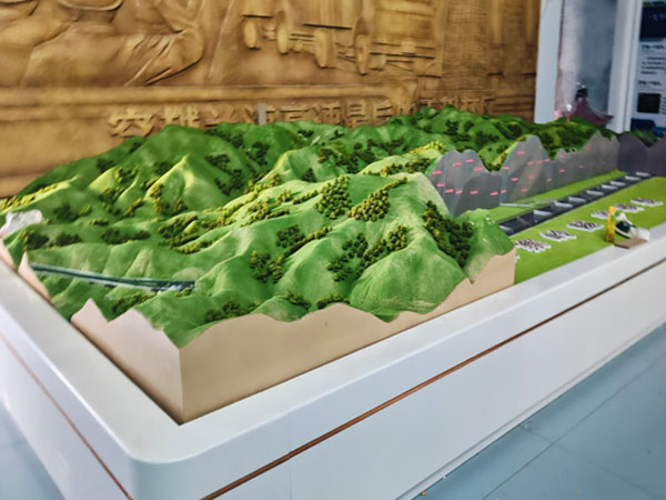新疆地形沙盘模型制作